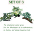 Artificial Fish Tank Plants Silk Aquarium Plant Aquatic Water Grass Foreground Decor (3PCS Green Grasses) by M2cbridge