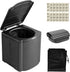 Cnyrbt Portable Camping Toilet with Lid,Portable Folding Toilet Travel Portable Potty for Adult