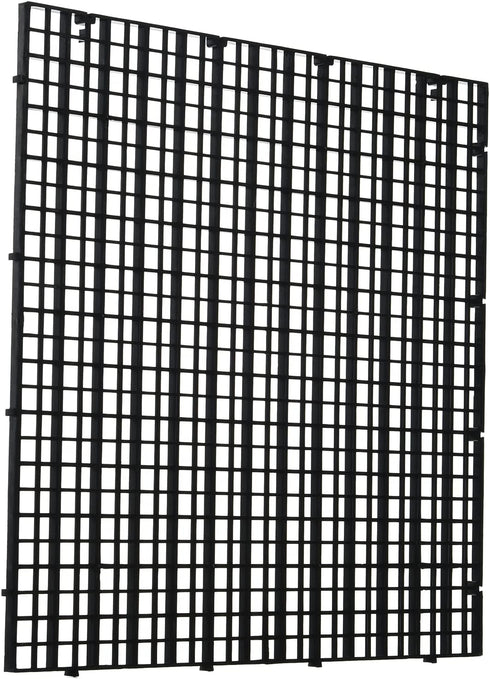 Aquarium Fish Tank Bottom Isolation 4 Pcs, Plastic Egg Crate Grid Divider