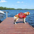 Kuoser Dog Life Jacket with Reflective Stripes - Adjustable High Visibility Vest for Small, Medium, and Large Dogs