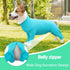 Etdane Recovery Suit for Dogs, Surgical Recovery Suit for Female Spay, Anti Licking Wounds Dog Shedding Suit Blue/Small