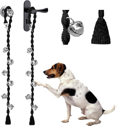 GINIDEAR Dog Bells to Go Outside & Puppy Potty Training, Adjustable Dog Door