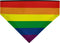 ThisWear Pride Dog Accessories Rainbow Dog Clothes, Pride Flag Scarf for Smaller Dogs
