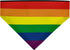 ThisWear Pride Dog Accessories Rainbow Dog Clothes, Pride Flag Scarf for Smaller Dogs