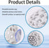 Penitue 2pcs Shrimp Hides for Aquarium, Multi-Hole Shrimp Dome Hide House with Suction Cup Coral Design Betta Fish Toys