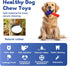 Dog Chew Toys for Aggressive Chewers - Natural Rubber Toys for Medium Large Dogs, Durable Indestructible Dog Toys
