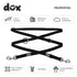 DDOXX 6.6 ft Nylon Dog Leash, 3-Way Adjustable for Dogs - XS (Black), Red