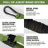 Pull Up Assistance Bands, Heavy Duty Resistance Band for Pull Up Bar, Adjustable Weight/Size with Fabric Feet