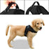 No Pull Reflective Adjustable Dog Harness for Small Medium Large Dogs, Comfortable Soft Mesh, Easy On (Black) X-Small