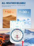 Eyeskey Premium Orienteering Compass for Hiking & Navigation