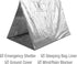 Swiss Safe Emergency Mylar Thermal Blankets + Bonus Space Blanket - Compact & Insulated for Cold Weather, Outdoor