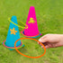 Set 3+ B. toys Outdoor Games Galore Combo Ring Toss & Egg-and-Spoon Game for Backyard Fun, Party Activities & Family