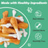 10.6oz, 18-20 Count Dog Treats for Small Dogs, Chicken Wrapped Calcium Bones Rawhide-Free Grain-Free Chews Training