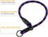 BronzeDog Rope Pro Training Dog Collar, Braided No Pull Quick Release Lead for Small Medium Large Dogs (S - 17.7" Long,