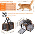 Expandable Pet Carrier, 18"x11"x11" - TSA Airline Approved Soft Sided Cat and Dog Carrier