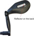 Hafny New Handlebar Bike Mirror - HD, Blast-Resistant Glass Lens, Left Side Bar End Fitting
