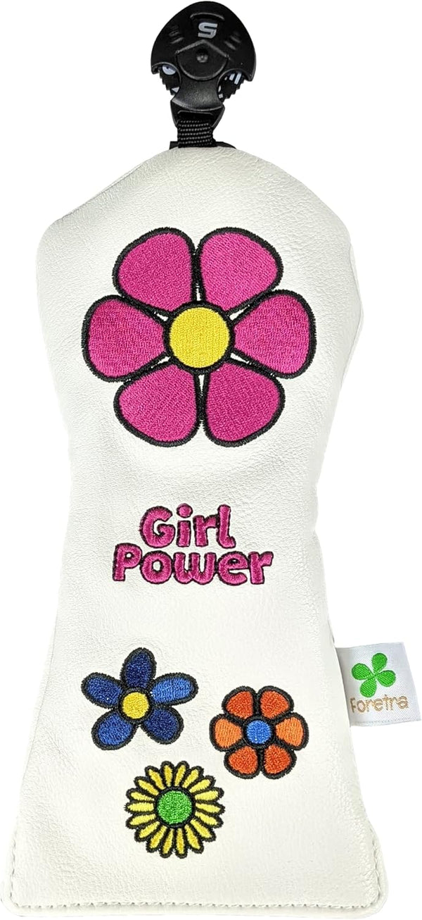 Foretra Limited Edition Girl Power Hybrid Headcover, Tour Quality Golf Club Cover for Customization