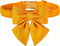 Maca Bates Dog Collar with Bow Bowtie - Solid Colors Adjustable Breakaway Yellow Collars for Dogs, Birthday Gift