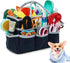Dog Grooming Organizer Bag with 10 Pockets, 600D Oxford Portable Tote for