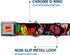 Buckle-Down Seatbelt Buckle Dog Collar - 5 Marvel Characters Black, 1" Wide, Fits 15-26" Neck, Large