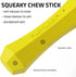 Playology Squeaky Dog Toy Fetch Stick | Durable Rubber, Chicken Scented, Large Dogs, Non-Toxic, Floating Toy
