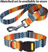 Adjustable Dog Collar with Bohemia Floral Tribal Patterns - Soft Ethnic Style for Small Medium Large Dogs (Bohemian