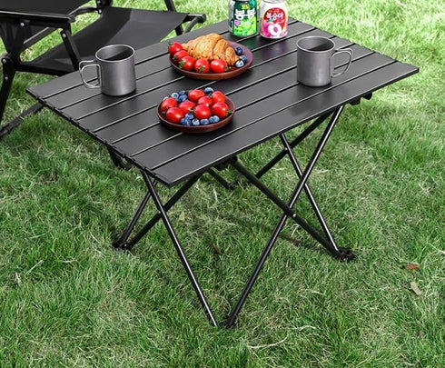Simidobook Backpacking, (1) Folding Camping Table Ultralight Aluminum Portable Table for Camping, Hiking, Picnic