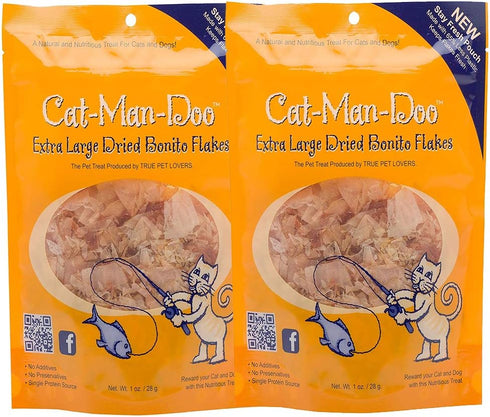 Cat Man Doo Bonito Flakes 1 Oz Bag - Pack of 2