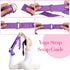 Poen 14 Pcs Pilates Ring and Ball Set for Women - Circle Ball with Stretching Strap, 8 Resistance Bands, Non-Slip Socks.