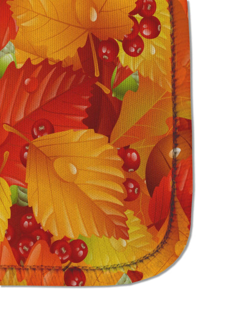 Custom Fall Leaves Hand Sanitizer & Keychain Holder - Large