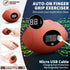 Hand Grip Strengthener, Rechargeable Digital Trainer up to 220.4 Lbs (100kg) for Strength Training, Stress Balls