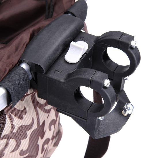 Pet Dog Bike Basket & Carrier Bag - Foldable Detachable Bicycle Basket for Small Animals (Coffee)