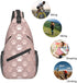 Stylish Sling Bag for Women Men, Casual Backpack Crossbody Chest Shoulder Bag for Gym Sports Travel Hiking