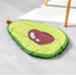 Pet Dog Pad - Portable Washable Mat with Cute Fruit Pattern, Summer Bed Cushion for Dogs (Avocado)