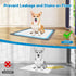 24 24 4 Puppy Pad Holder, x Dog Pee Pad Holder Tray with Magnetic Clips, No Spill Raised Edge Indoor Silicone Dog Potty