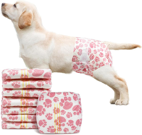 Dono Dog Diapers Female, Disposable Doggie Diapers, Super Absorbent Puppy Diapers with