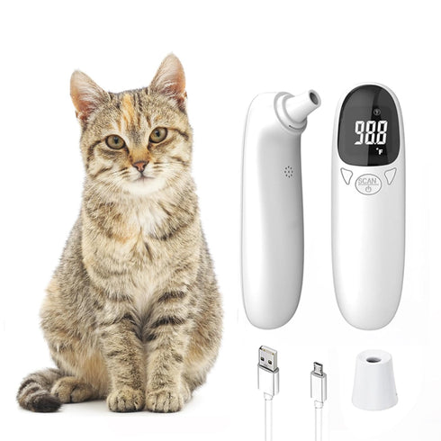 ZLZDIGIH-XB 1 Cat & Dog Thermometer, pet Ear Thermometer, Specially Designed for Pets, Quickly and accurately detects
