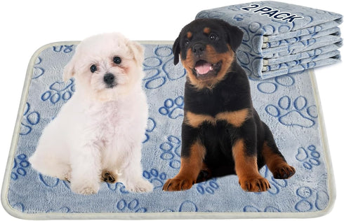 Qeils Reusable Puppy Pads, 2 Pack Washable Pee Pads for Dogs, Non