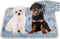 Qeils Reusable Puppy Pads, 2 Pack Washable Pee Pads for Dogs, Non