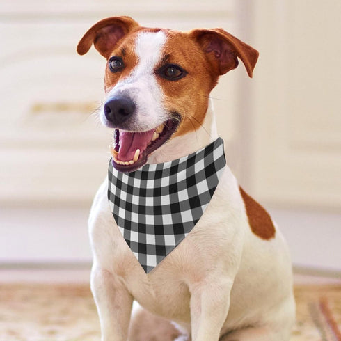 Personalized Dog Bandana with Name Custom Dog Scarf Neckwear Triangle Bibs Kerchief Pet Costume Accessories for Small