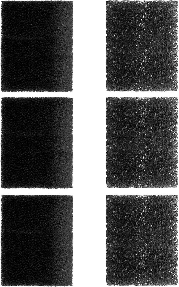 AquaMiracle Replacement Filter Sponges, 6-Month Pack with Fine & Coarse Sponge