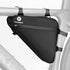 ROCKBROS Reflective Bike Frame Bag, Triangle Storage Pouch with Mesh Side Pockets for Road Mountain Cycling