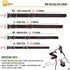 ADITYNA Heavy Duty Black Leather Dog Collar - Soft Medium Dog Collar for Walking, Training, Hiking, Running