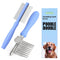 Dematting Comb for Dogs Poodle Doodle, Dual-Sided Rake & Detangling Tool for Long Curly Haired Poodles and Goldendoodles