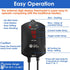 AquaMiracle 500W Aquarium Heater with Dry-Run Protection and LED Digital Display for Tanks 75-120 Gallons