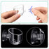 30 Pack Aquatic Plant Cups with Hole, Acrylic Pot with Suction Cups for Fish Tank Plant Holder