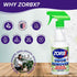 ZORBX Unscented Odor Eliminator Spray for Strong Odor, 16 Oz - Advanced Trusted Formula