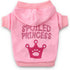 DroolingDog Princess Hoodie - Small Dog Girl Clothes, Girls Dog Clothes