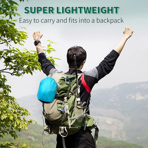 SZHLUX Camping Hammock, Double & Single Portable Hammocks with 2 Tree Straps for Hiking, Backpacking, Outdoor, Beach,