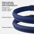 CollarDirect Rolled Leather Dog Collar, Soft Padded Round Puppy Collar, Handmade Genuine Leather for Small, Large Dogs,